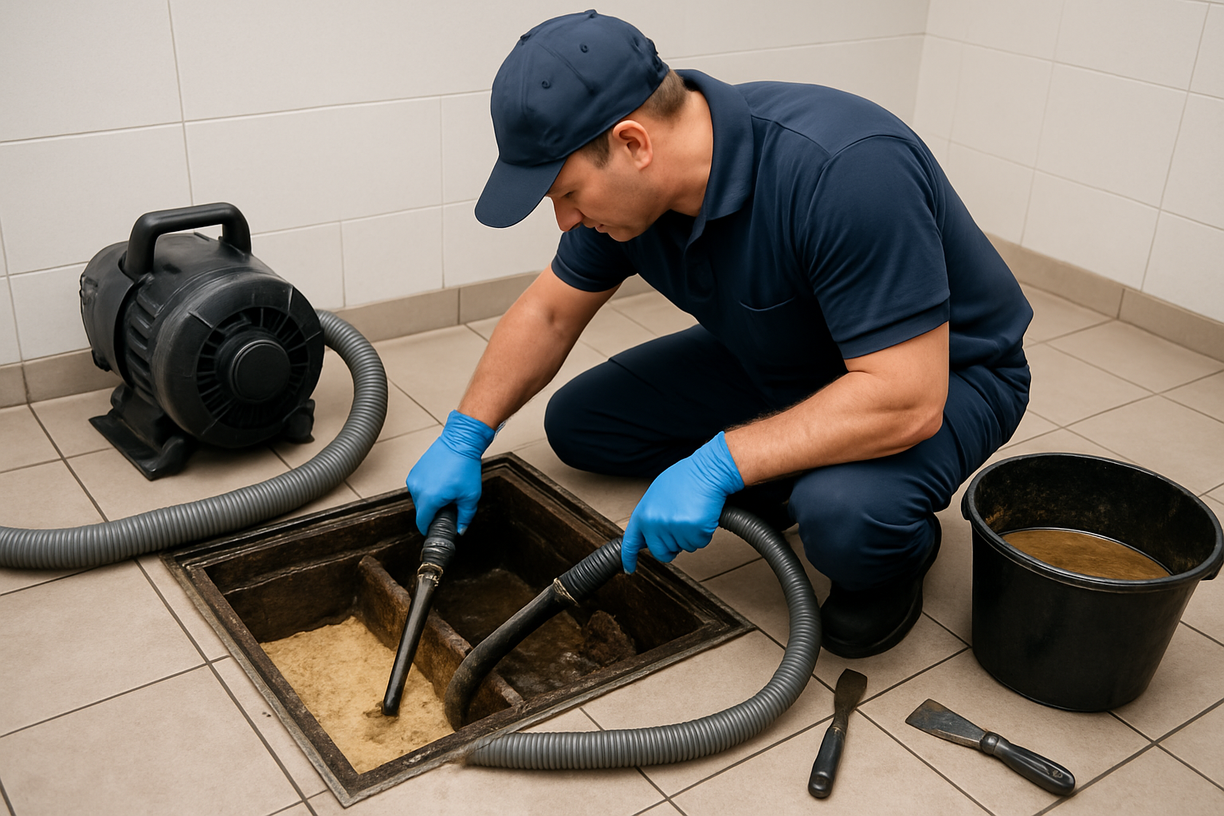 Limpeza de Caixa de Gordura O Maestro